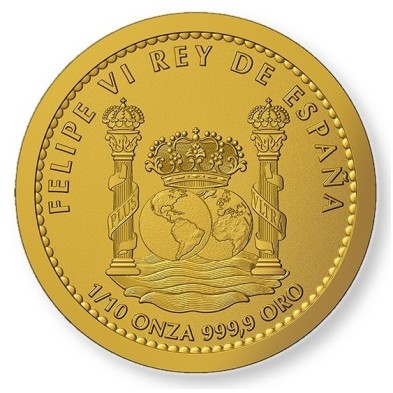 Moneda de Oro 0,15€ Euros España-1/10 oz.-Caballo Cartujano-2024
