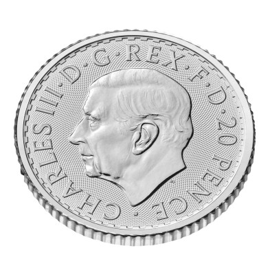 Moneda de Plata 20 peniques-U.K.-1/10 oz.-Britannia-2024