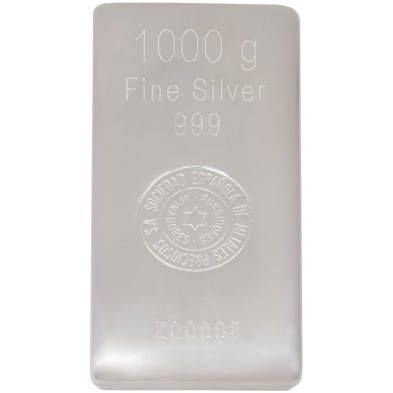 Lingote Plata 1 Kilo Sempsa QR