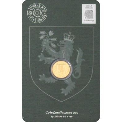 Moneda de Oro 5 Pound-Alderney-1 gramo-Leon-2023