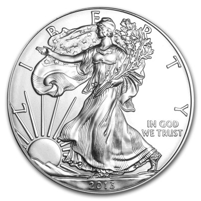 Moneda de Plata 1$ Dollar-USA-1 oz.-American Eagle-2012-Segunda Mano