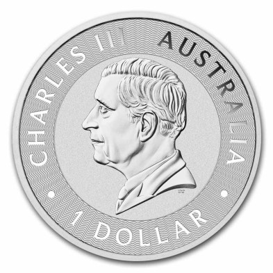 Moneda de Plata 1$ Dollar-Australia-1 oz.-Kangaroo (Canguro)-2024