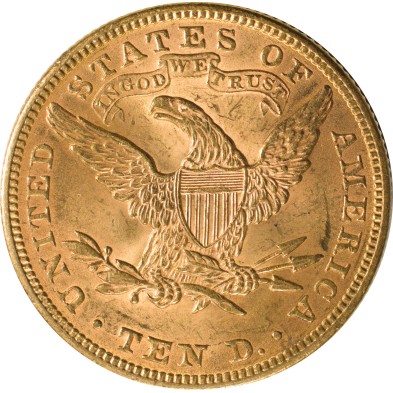 Moneda de Oro 10$ Dollar-USA-Coronet Head (Motto)-1898