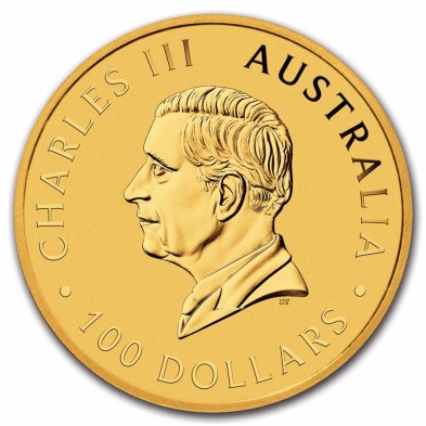 Moneda de Oro 100$ Dollar-Australia-1 oz.-Perth Mint 125 Aniversario-2024