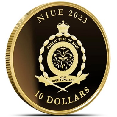 Moneda de Oro 10$-Niue-1/10 Oz.Equilibrium-2024