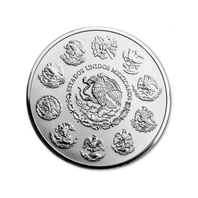 Moneda de Plata100 Pesos-México-1 Kilo-Calendario Azteca-Proof-2024