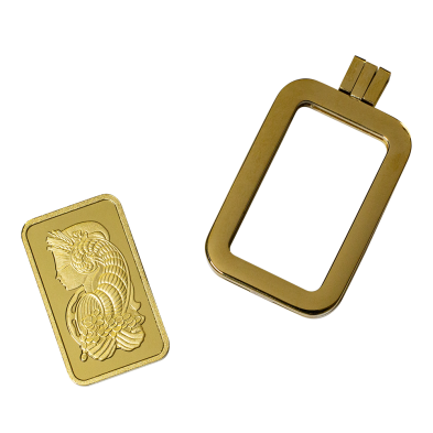 Lingote Oro 10 gramos PAMP Lady Fortuna (Con Cerco de Acero)