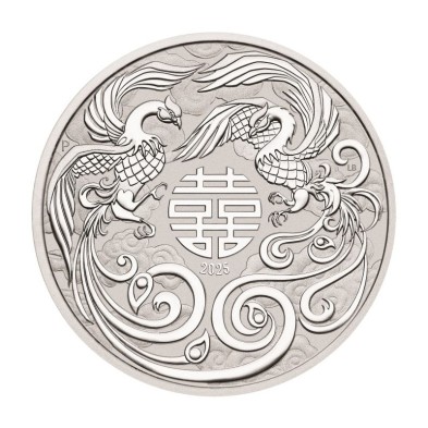 Moneda de Plata 1$ Dollar-Australia-1 Oz.-Myths&Legends-Double Phoenix-2025