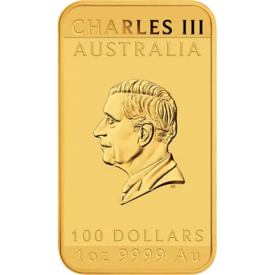 Moneda de Oro 100$ Dollar-Australia-1 Oz.-Dragón (rectangular)-2025