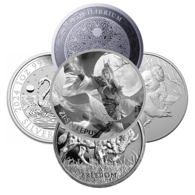 Lote de Monedas/Rounds-1 oz-Varios Países-Varias Ediciones