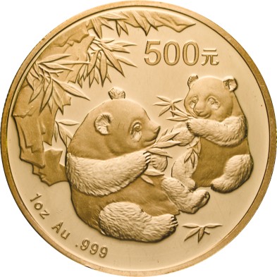 Moneda de Oro 100¥ Yuan-China-1 oz.-Panda-2006