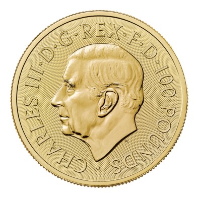 Moneda de Oro 100£ Libras-U.K.-1 oz.-The British Lion-2025