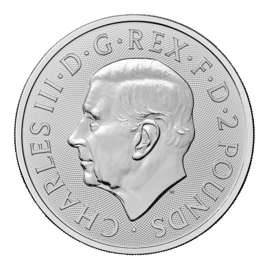 Moneda de Plata 2£ Libras-U.K. 1 oz.-British Lion-2025