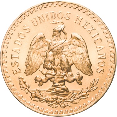 Moneda de Oro 50 Pesos-México-Centenario-Año 1947
