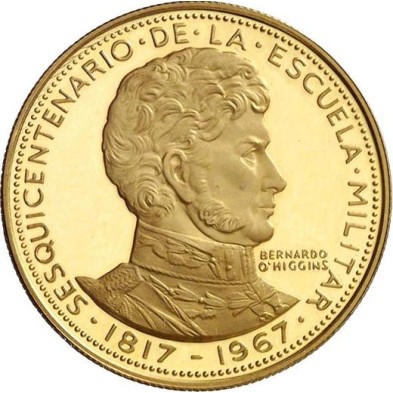 Moneda de Oro 50 Pesos/5 Cóndores-Chile-Varios años