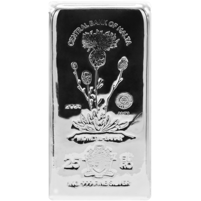 Moneda de Plata 25€ Euros-Malta-1 Kilo-Widnet il-Baħar