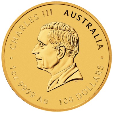 Moneda de Oro 100$ Dollars-Australia-1 oz-Serie Lunar III-Horse-2026