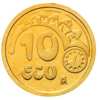 10 Ecu-España-Columnas de Hércules-1989