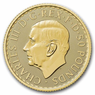 Moneda de Oro 25£ Libras-U.K. 1/4 oz.-Britannia-2026