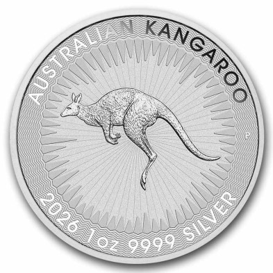 Moneda de Plata 1$ Dollar-Australia-1 oz.-Kangaroo (Canguro)-2026