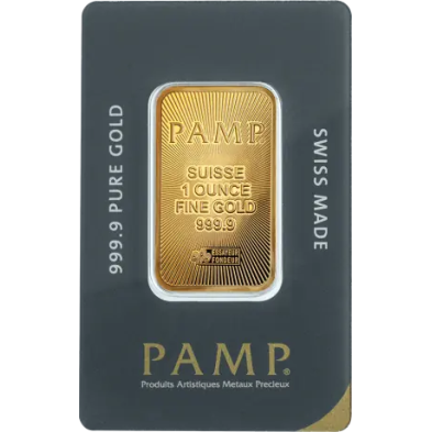 Lingote Oro 1 Onza Troy (31,10gr) PAMP SUISSE
