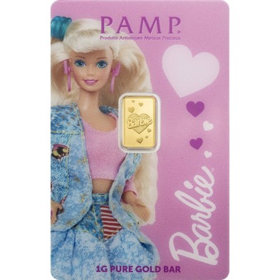 Lingote Oro 1 gramo PAMP-Barbie™ Valentine’s Day