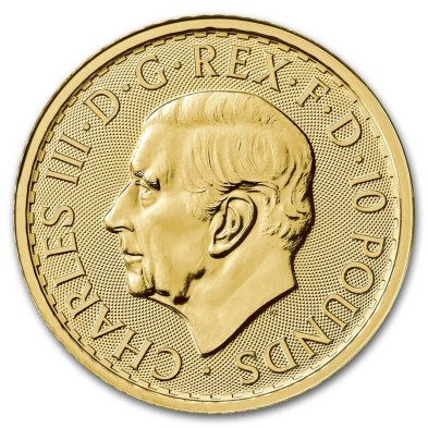 Moneda de Oro 10£ Libras-U.K.-1/10 oz.-Britannia-2026