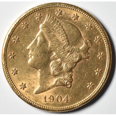 Moneda de Oro 20$ Dollar-USA-Double Eagle (Liberty Head)-Varios Años