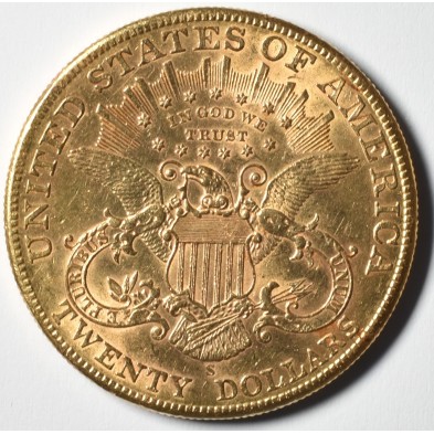 Moneda de Oro 20$ Dollar-USA-Double Eagle (Liberty Head)-Varios Años