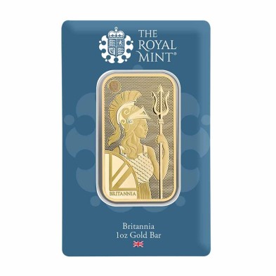 Lingote Oro 1 Onza Troy (31,10gr) Royal Mint- Britannia