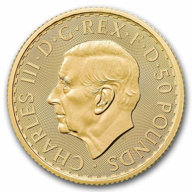Moneda de Oro 50£ Libras-U.K.-1/2 oz.-Britannia-2026