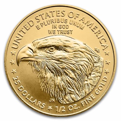 Moneda de Oro 25$ Dollar-USA-1/2 oz.-American Eagle-2026
