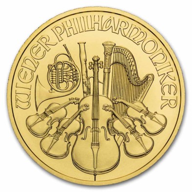 Moneda de Oro 50€ Euros-Austria-1/2 oz.-Filarmónica de Viena-2026