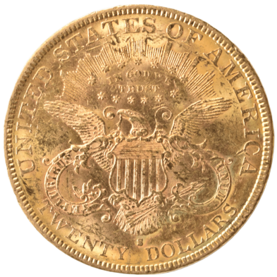 Moneda de Oro 20$ Dollar-USA-Double Eagle (Liberty Head)-Varios Años