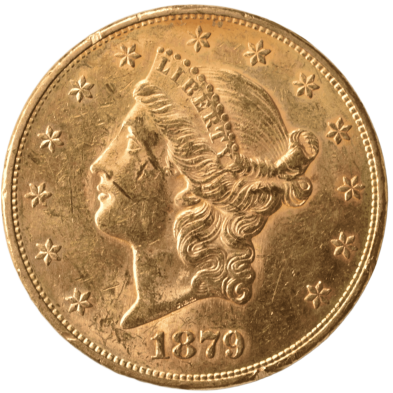 Moneda de Oro 20$ Dollar-USA-Double Eagle (Liberty Head)-Varios Años