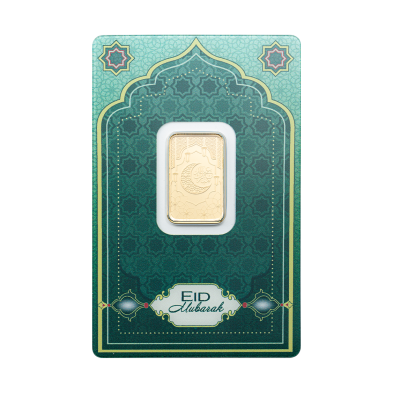 Lingote Oro 5 gramos PAMP Eid Mubarak