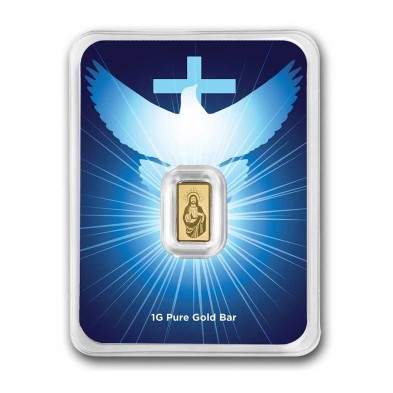 Lingote Oro 1 gramo PAMP-Jesús
