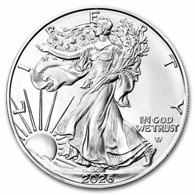 Moneda de Plata 1$ Dollar-USA-1 oz.-American Eagle-2026