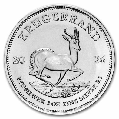 Moneda de Plata Rand-Sudáfrica-1 oz.-Krugerrand-2026