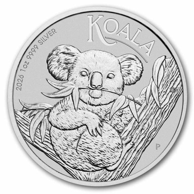 Moneda de Plata 1$ Australia-1 oz. Koala-(Perth Mint)-2026