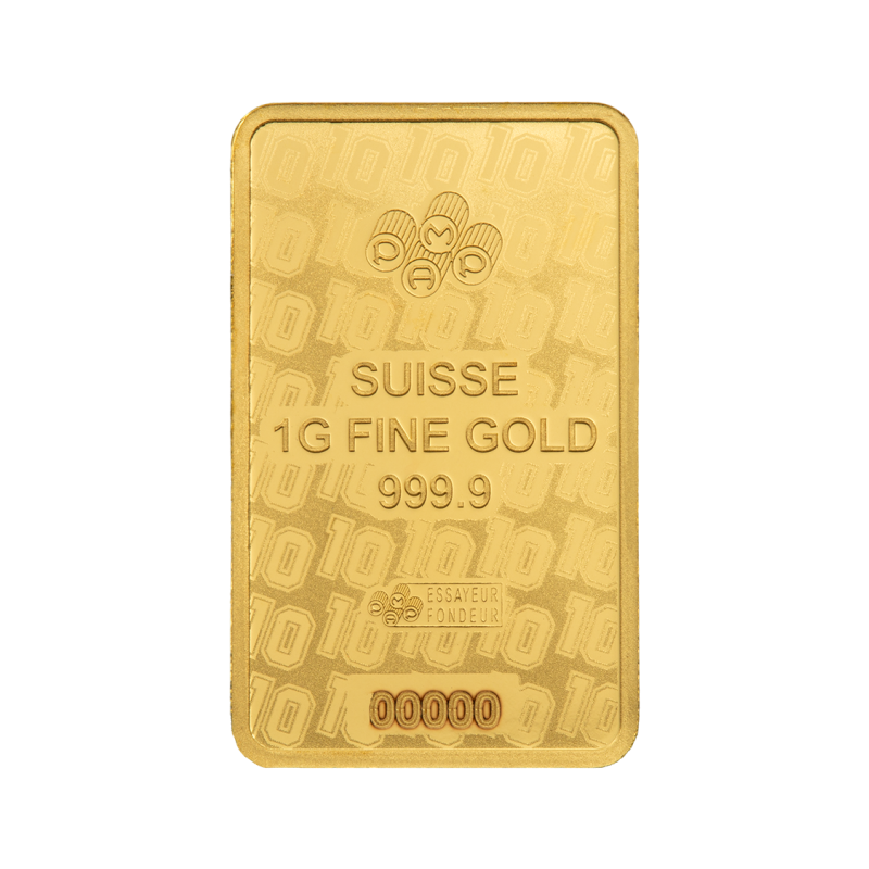 Lingote Oro 1 gramo PAMP- Maradona informacion