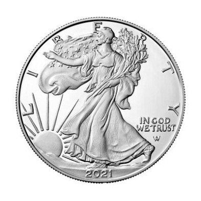 Moneda de Plata 1$ Dollar-USA-1 oz.-American Eagle-Tipo 1 (Anteriores a 2021)-Segunda Mano