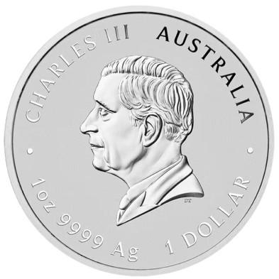 Moneda de Plata 1$ Dollar-Australia-1 Oz.-Myths&Legends-Dragon and Horse (Opalite)-2026