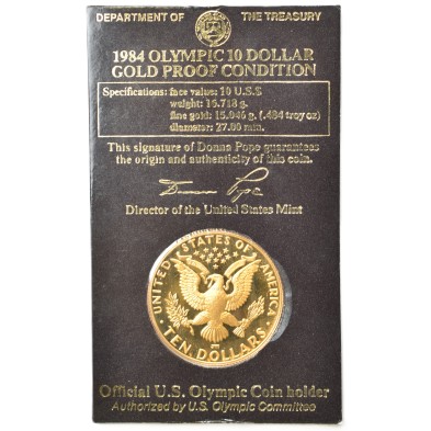 10$ Dollar-EEUU-Summer Olympics, Liberty, OLYMPIAD XXIII-1984