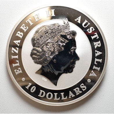 Moneda de Plata 2$ Dollars-Australia-2 oz-Buey-2021