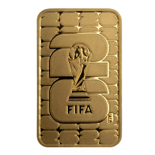 Lingote de oro 5g Sempsa edición FIFA World Cup 2026