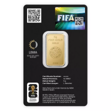 Lingote de oro 5g Sempsa edición FIFA World Cup 2026