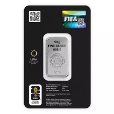 Lingote de plata 50g Sempsa edición FIFA World Cup 2026