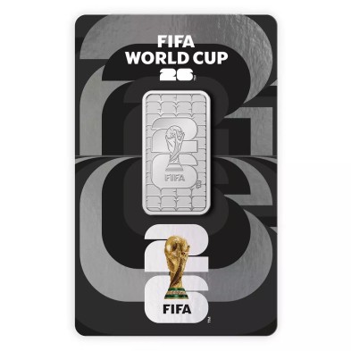 Lingote de plata 50g Sempsa edición FIFA World Cup 2026