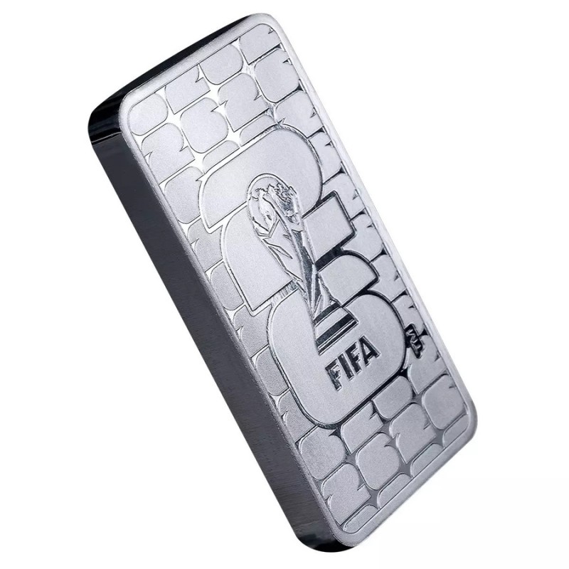 Lingote de plata 50g Sempsa edición FIFA World Cup 2026